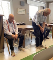 Ole og Knud i aktion.